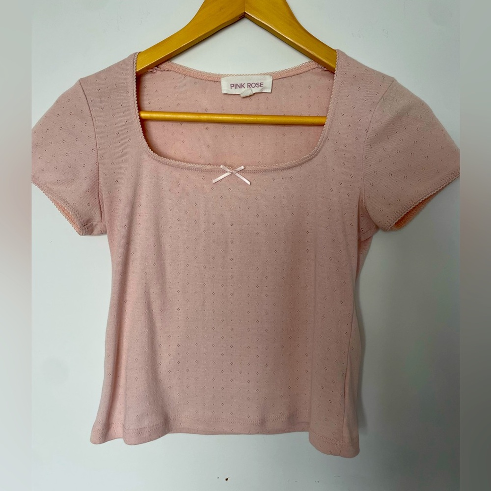 Coquette Ribbon Pink t-shirt